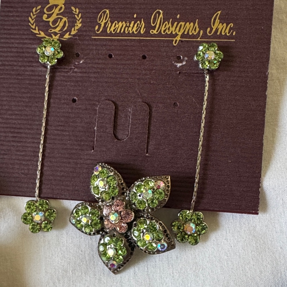 Premier Designs 9 piece lot, black, silver and mixed metal tones - Picture 7 of 10